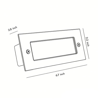 Recessed LED Outdoor Step Lights – Stair and Deck Lighting