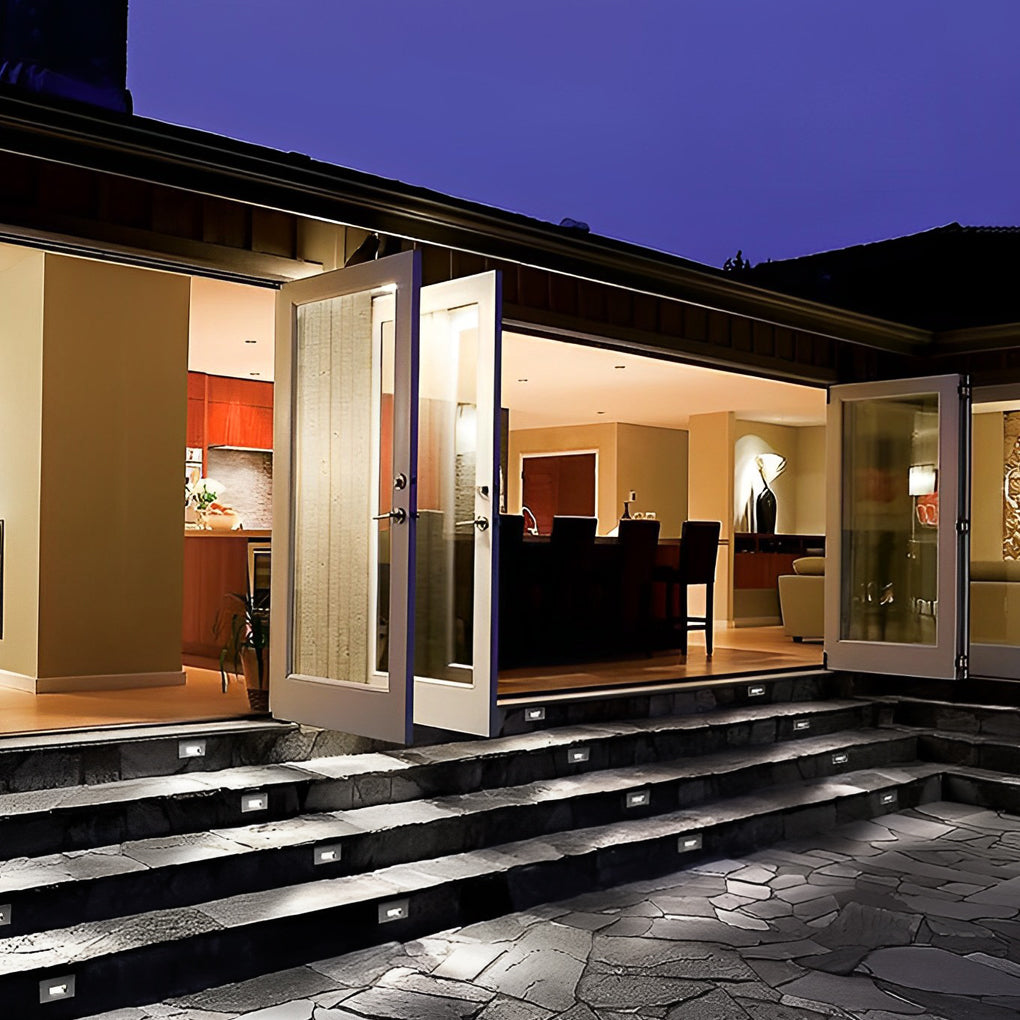 Recessed LED Outdoor Step Lights – Stair and Deck Lighting