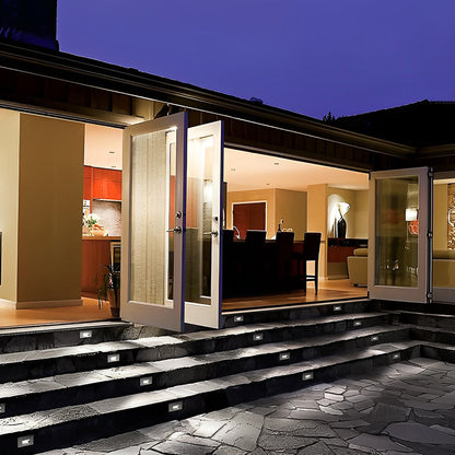 Recessed LED Outdoor Step Lights – Stair and Deck Lighting