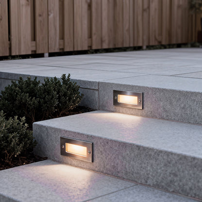 Recessed LED Outdoor Step Lights – Stair and Deck Lighting