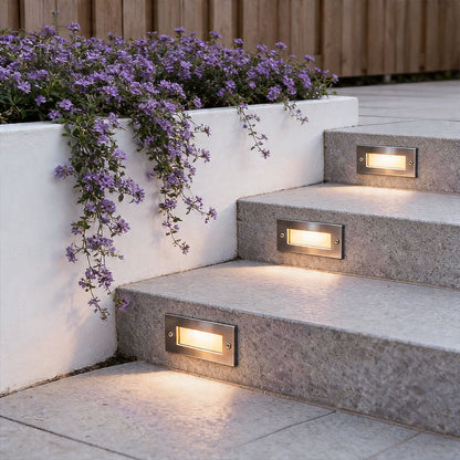 Recessed LED Outdoor Step Lights – Stair and Deck Lighting