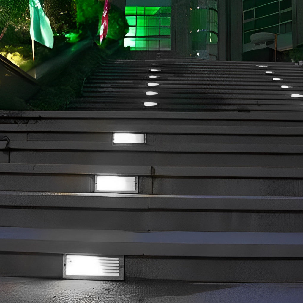 Recessed LED Outdoor Step Lights – Stair and Deck Lighting