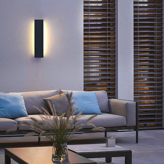 Linear Outdoor Wall Light Modern Waterproof LED Light