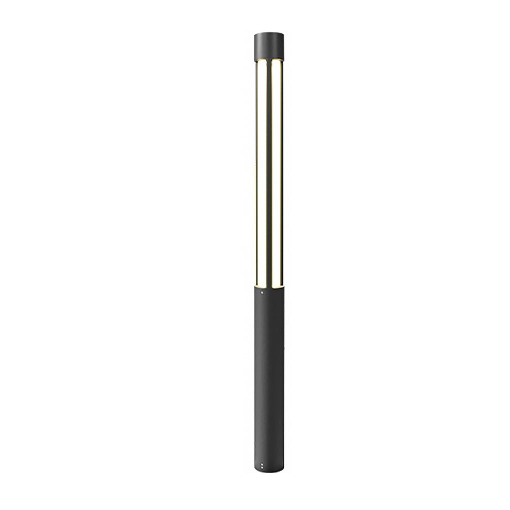 Modern LED Bollard Lights, Cylindrical Outdoor Landscape Lighting