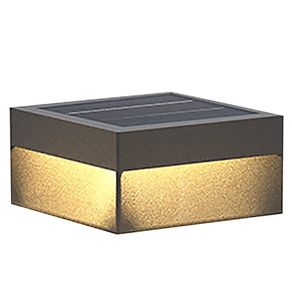Square Outdoor Post Light, Modern Waterproof LED Fence and Pillar Light