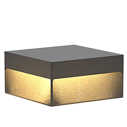 Square Outdoor Post Light, Modern Waterproof LED Fence and Pillar Light