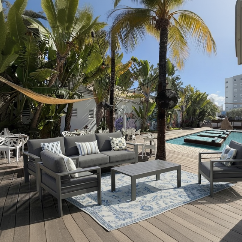 All-Weather Aluminum Outdoor Patio Furniture Set