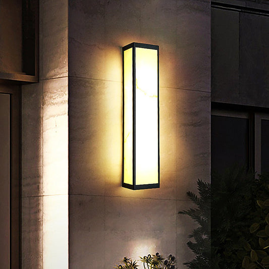 Modern LED Outdoor Wall Sconce – Waterproof Metal Light