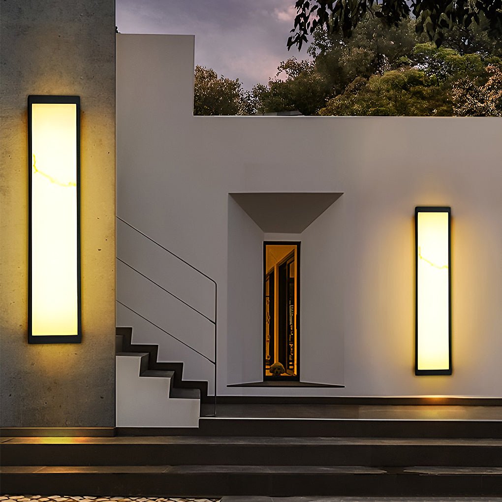 Modern LED Outdoor Wall Sconce – Waterproof Metal Light
