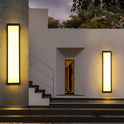 Modern LED Outdoor Wall Sconce – Waterproof Metal Light