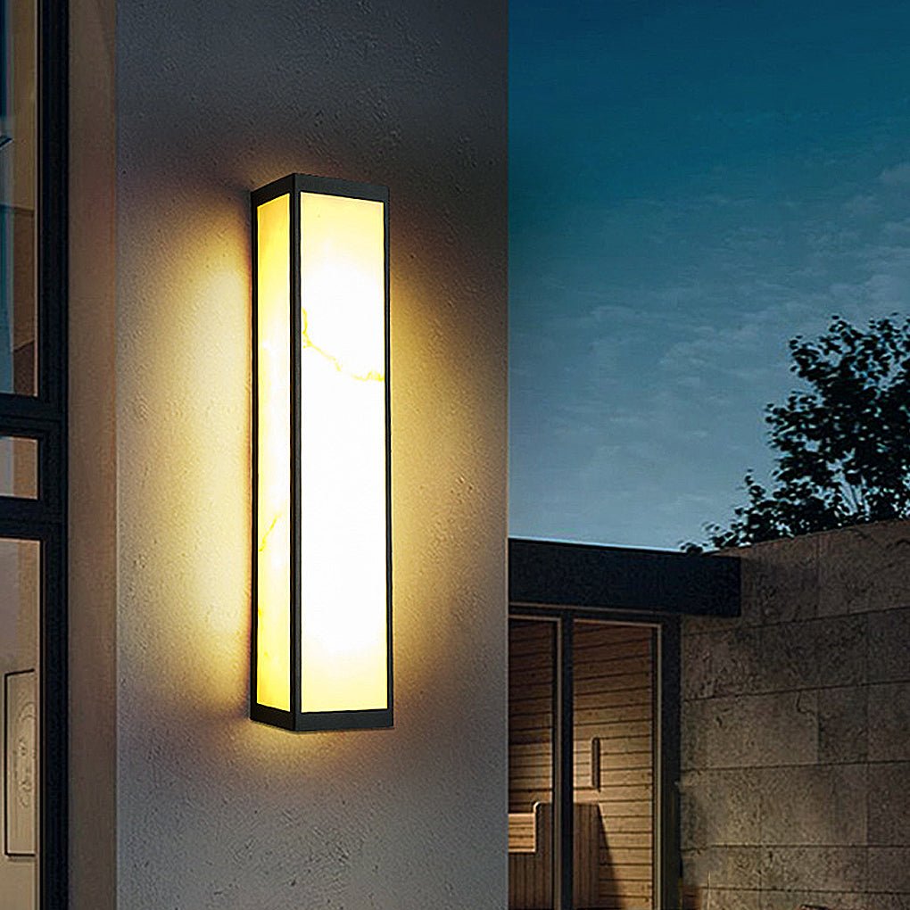 Modern LED Outdoor Wall Sconce – Waterproof Metal Light
