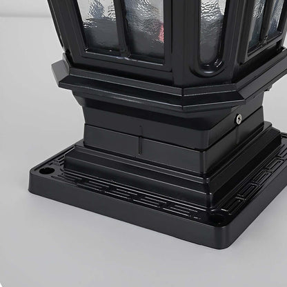 Solar Post Cap Light, Traditional Outdoor LED Pillar Light for Fence, Deck and Patio