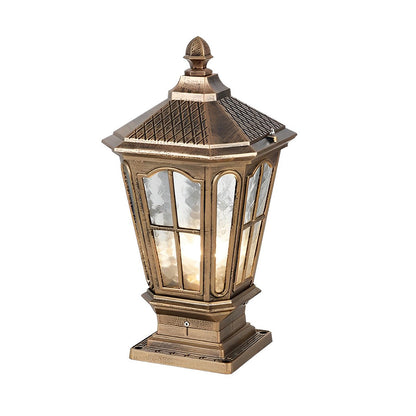 Solar Post Cap Light, Traditional Outdoor LED Pillar Light for Fence, Deck and Patio