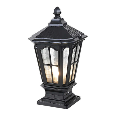 Solar Post Cap Light, Traditional Outdoor LED Pillar Light for Fence, Deck and Patio
