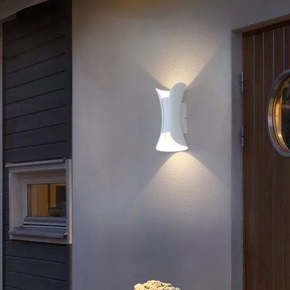 Modern Outdoor LED Wall Sconce, Waterproof Up and Down Light