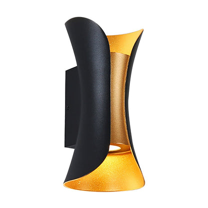 Modern Outdoor LED Wall Sconce, Waterproof Up and Down Light
