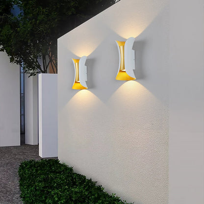 Modern Outdoor LED Wall Sconce, Waterproof Up and Down Light