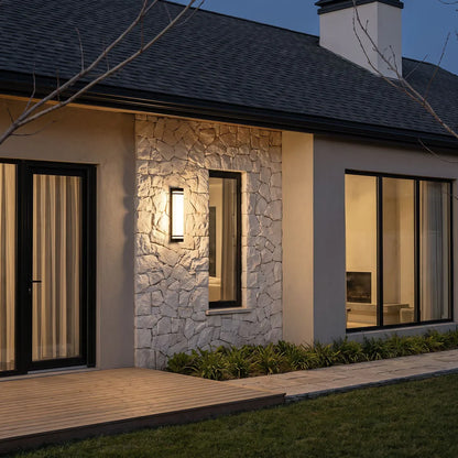 Vertical Wall Lighting Rectangular Modern Waterproof LED Light
