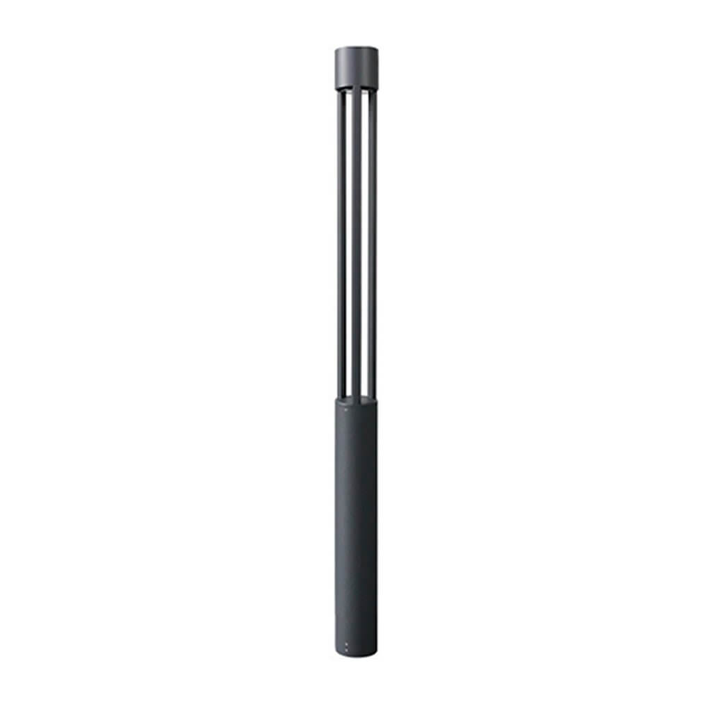 LED Bollard Path Lights, Modern Black Outdoor Landscape Lighting