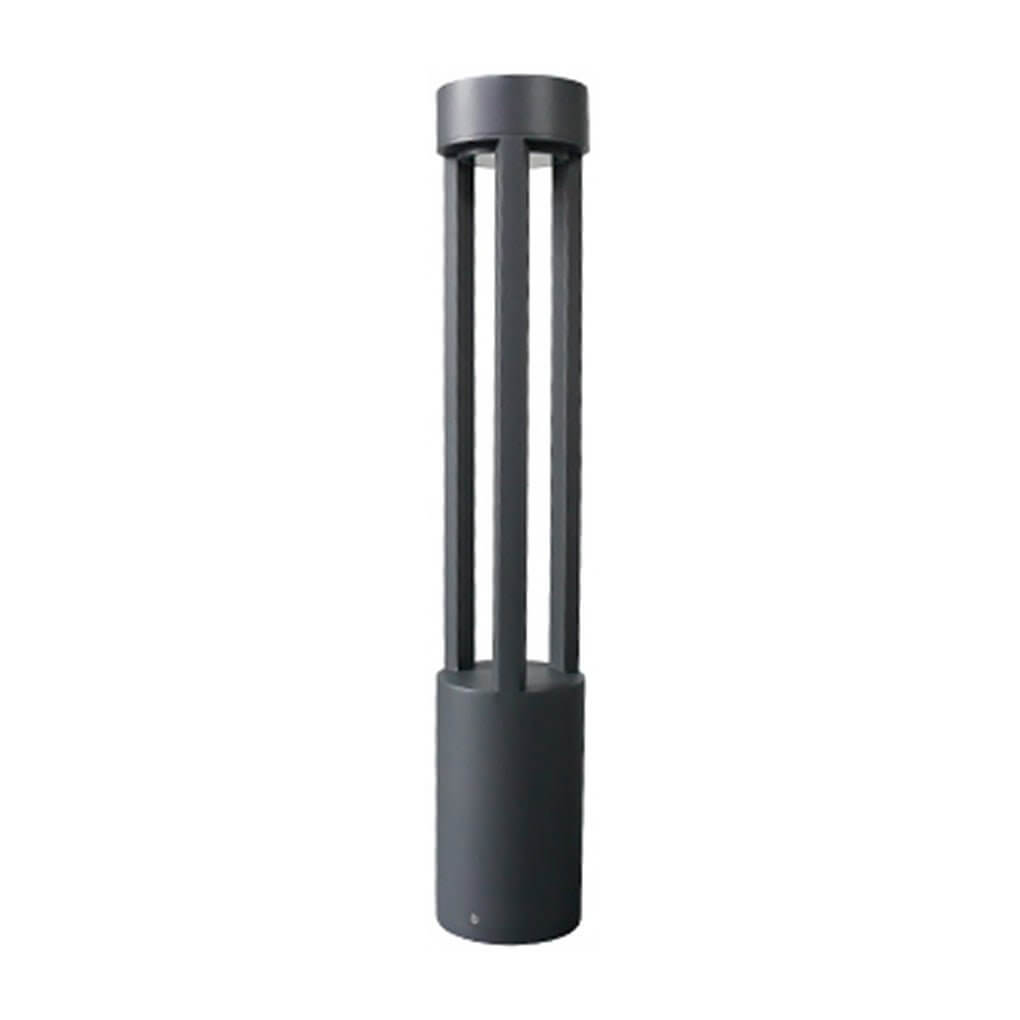 LED Bollard Path Lights, Modern Black Outdoor Landscape Lighting