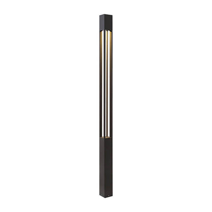 LED Bollard Path Lights, Modern Black Outdoor Landscape Lighting